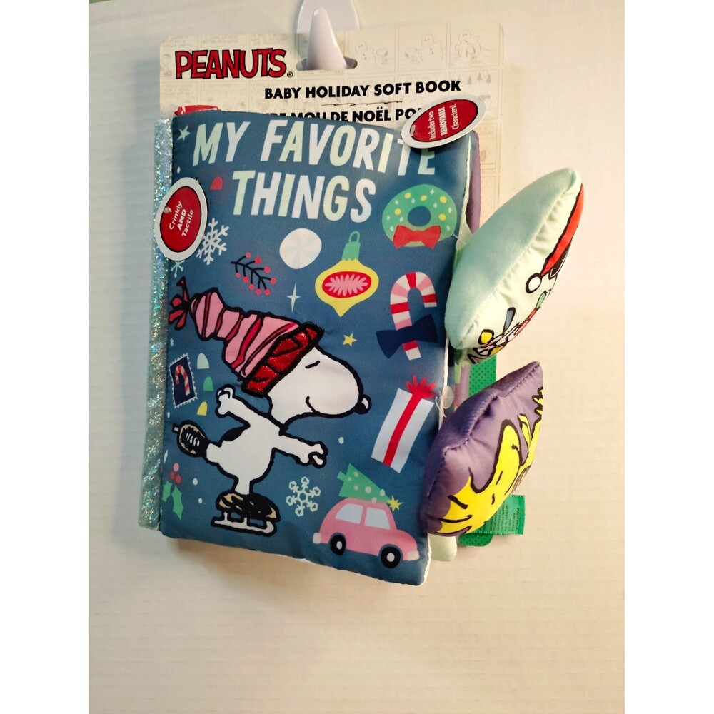 Peanuts Baby Holiday Soft Book My Favorite Things Crinkle Rattle Multicolor